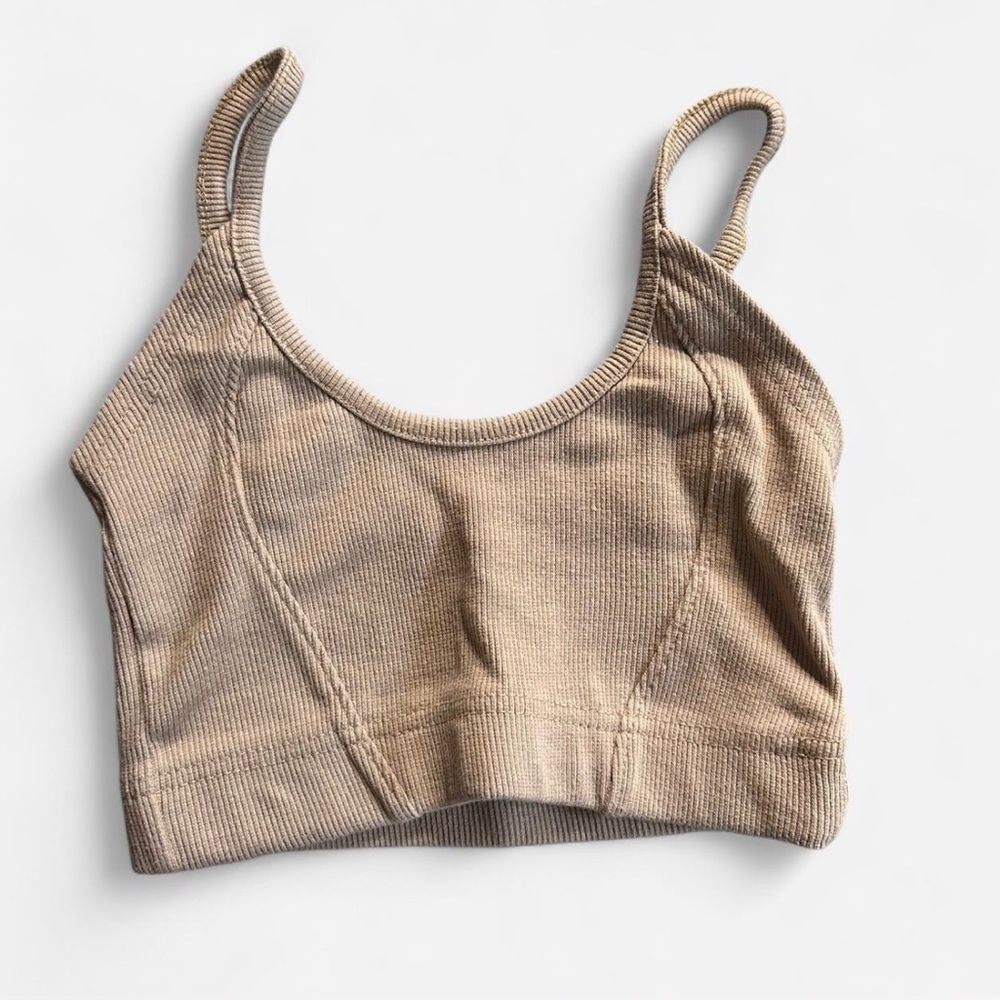 Missguided Athletic Seamless Tan Bralette